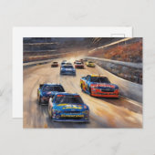 Hochgeschwindigkeits-Farbfernseher Feiertagspostkarte (Vorne/Hinten)