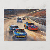 Hochgeschwindigkeits-Farbfernseher Feiertagspostkarte (Vorderseite)