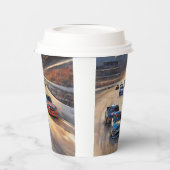 Hochgeschwindigkeits-Farbfernseher Pappbecher (Links)