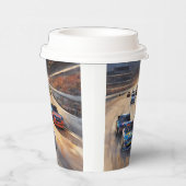 Hochgeschwindigkeits-Farbfernseher Pappbecher (Rechts)