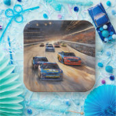 Hochgeschwindigkeits-Farbfernseher Pappteller (Party)