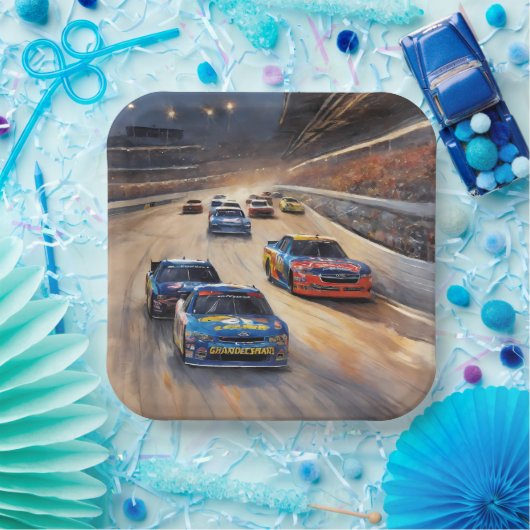 Hochgeschwindigkeits-Farbfernseher Pappteller (Party)