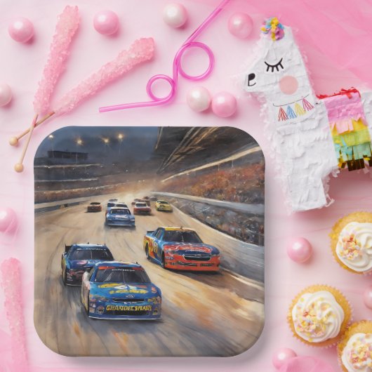 Hochgeschwindigkeits-Farbfernseher Pappteller (Party)