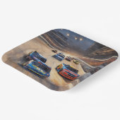 Hochgeschwindigkeits-Farbfernseher Pappteller (Gewinkelt)