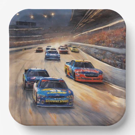 Hochgeschwindigkeits-Farbfernseher Pappteller (Vorderseite)