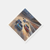 Hochgeschwindigkeits-Farbfernseher Serviette (Ecke)