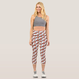 Hochgeschwindigkeits-Rennwagen - Cartoon Capri Leggings