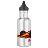 Hochgeschwindigkeits-Rennwagen - Cartoon Edelstahlflasche (Links)