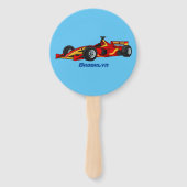 Hochgeschwindigkeits-Rennwagen - Cartoon Fächer (Vorderseite)