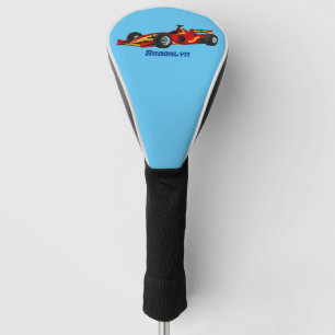 Hochgeschwindigkeits-Rennwagen - Cartoon Golf Headcover