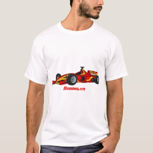 Hochgeschwindigkeits-Rennwagen - Cartoon T-Shirt