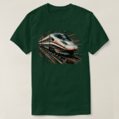 Hochgeschwindigkeitsbahn T-Shirt (Design vorne)