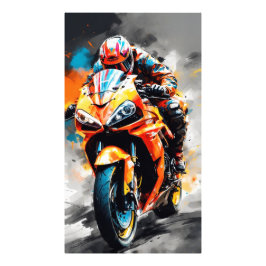 Hochgeschwindigkeitsfahrer - kühl, dynamisch fotodruck