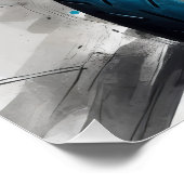 Hochgeschwindigkeitsfahrer - kühl, dynamisch, Vibr Poster (Ecke)