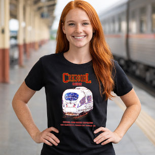 Hochgeschwindigkeitszug CRH380BL China Railway Ele T-Shirt