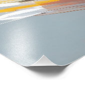 Hochgeschwindigkeitszug Fotodruck (Ecke)