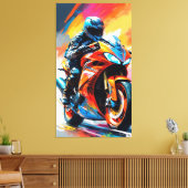 Hochgeschwindigkeitszug Leinwanddruck (Insitu (Wohnzimmer))