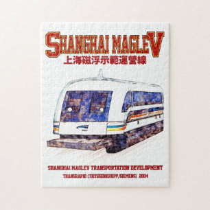 Hochgeschwindigkeitszug Shanghai Maglev SMT Transr Puzzle