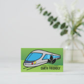 Hochgeschwindigkeitszug Visitenkarte (Stehend Vorderseite)