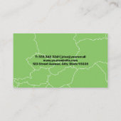 Hochgeschwindigkeitszug Visitenkarte (Rückseite)