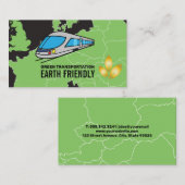 Hochgeschwindigkeitszug Visitenkarte (Vorne/Hinten)