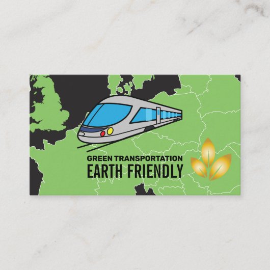 Hochgeschwindigkeitszug Visitenkarte (Vorderseite)