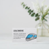 Hochgeschwindigkeitszug Visitenkarte (Stehend Vorderseite)