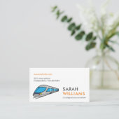 Hochgeschwindigkeitszug Visitenkarte (Stehend Vorderseite)