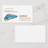 Hochgeschwindigkeitszug Visitenkarte (Vorne/Hinten)