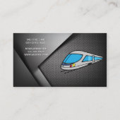 Hochgeschwindigkeitszug Visitenkarte (Rückseite)