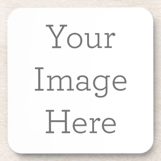 Untersetzer aus Hartplastik mit Korkrückseite - Sechserset (Vorderseite)