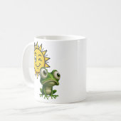Hochglanzaugenfrosch Kaffeetasse (Vorderseite Links)