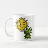 Hochglanzaugenfrosch Kaffeetasse (Links)
