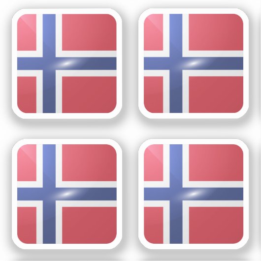 Hochglanzflagge Aufkleber (Vorderseite)