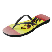 Hochglanzflagge Badesandalen (Schrägansicht)