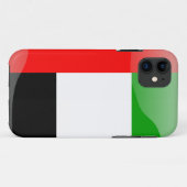 Hochglanzflagge der Vereinigten Arabischen Emirate Case-Mate iPhone Hülle (Rückseite (Horizontal))