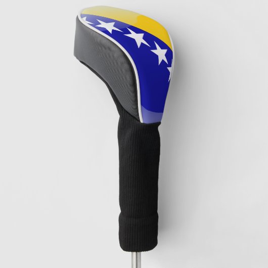Hochglanzflagge Golf Headcover (angewinkelt)