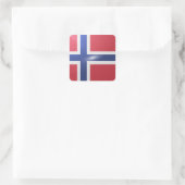 Hochglanzflagge Quadratischer Aufkleber (Tasche)