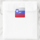 Hochglanzflagge Quadratischer Aufkleber (Tasche)