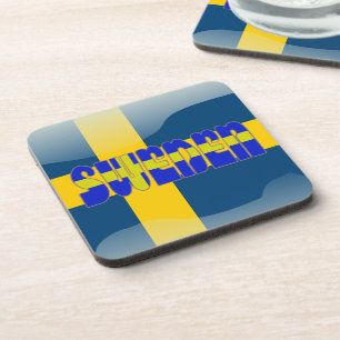 Hochglanzflagge Untersetzer