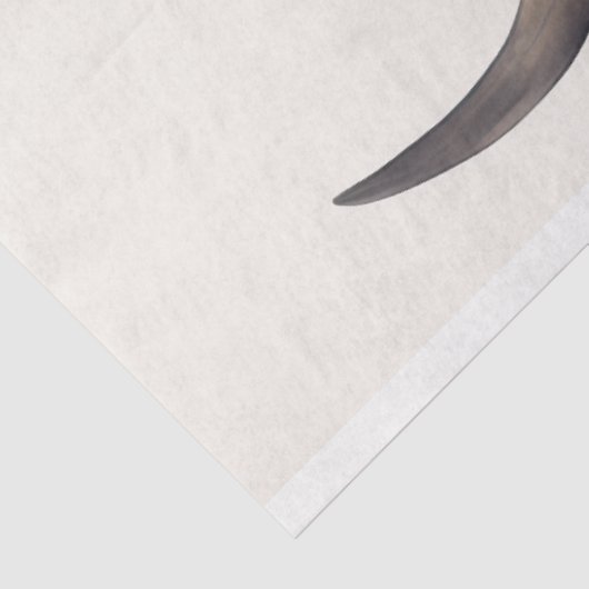 Hochglanzkuh-Aquarell 1 Decoupage Paper Seidenpapier (Ausschnitt)