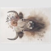 Hochglanzkuh-Aquarell 1 Decoupage Paper Seidenpapier (Vorderseite)