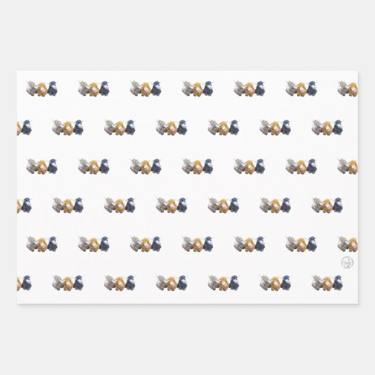 Hochglanzpapier Geschenkpapier Set (Vorderseite 3)