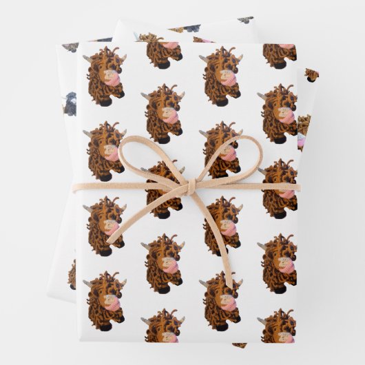 Hochglanzpapier Geschenkpapier Set (Beispiel)