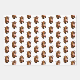 Hochglanzpapier Geschenkpapier Set