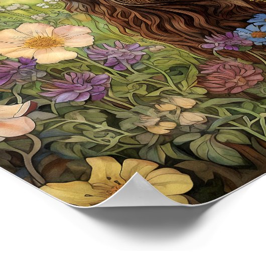 Hochgradig-Kuhmalerei Poster (Ecke)