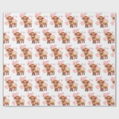 Hochgradig rosa Wrapping Paper Geschenkpapier (Flach)