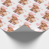 Hochgradig rosa Wrapping Paper Geschenkpapier (Ecke)