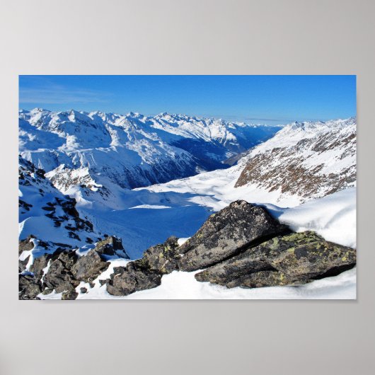 Hochgurgl Obergurgl Tirol Alpen Österreich Ph. Poster (Vorne)