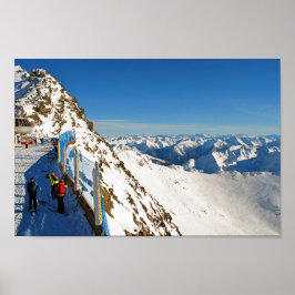 Hochgurgl Obergurgl Tirol Alpen Österreich Poster